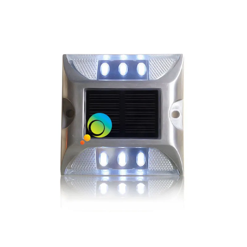 WDM-SGFS-2-3W High bright white color LED driveway traffic road marker led solar cat eyes 3m road studs