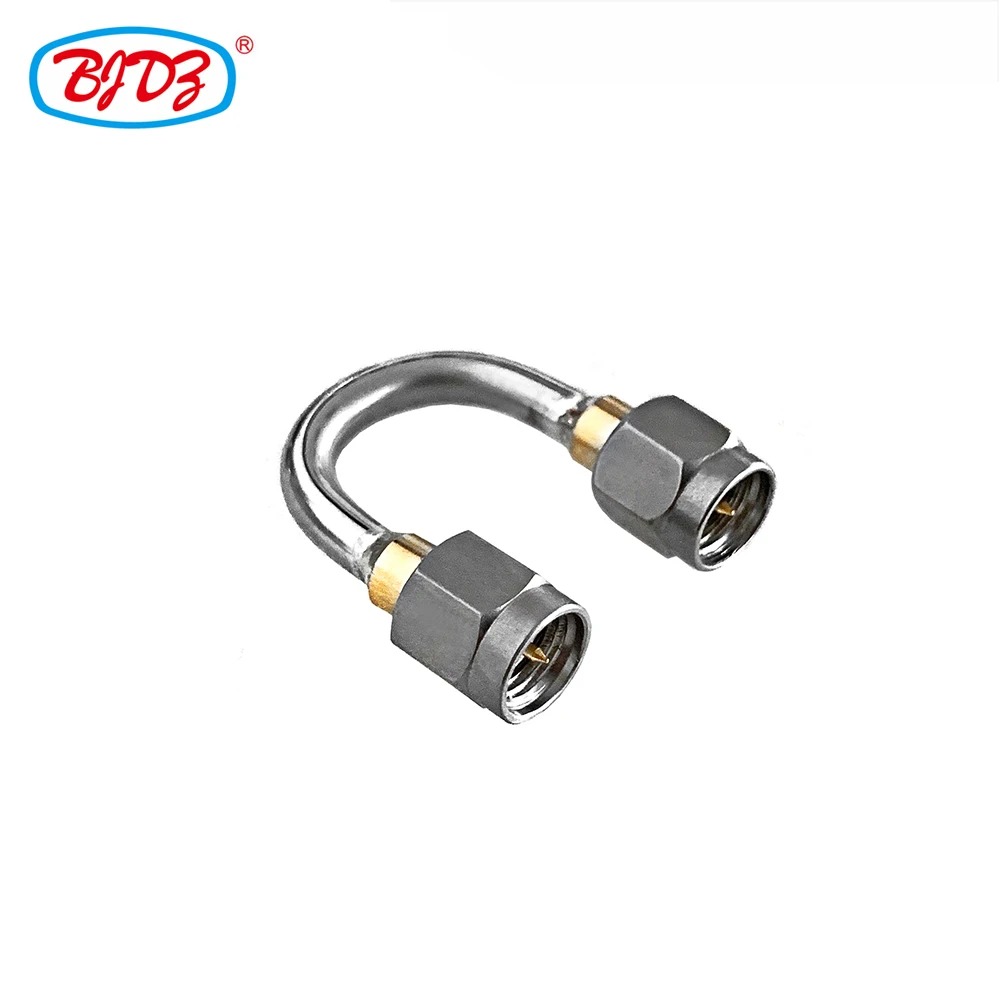 Free Shipping 1PC SMA Male to SMA Male Stainless Steel Cable assembly