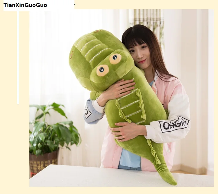 

large 80cm cartoon crocodile plush toy green crocodile cotton very soft doll throw pillow birthday gift s0999