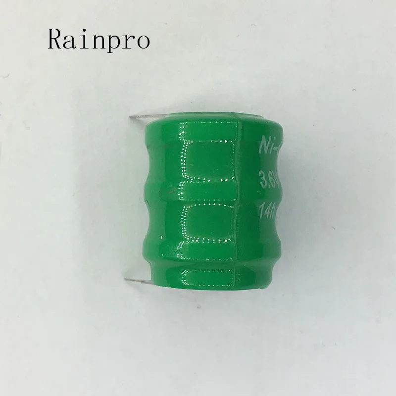 Rainpro 5 CÁI/LỐC 3.6V 60mAh Ni-Cd Nickel Cadmium pin dữ liệu dự phòng ô nhớ công nghiệp pin