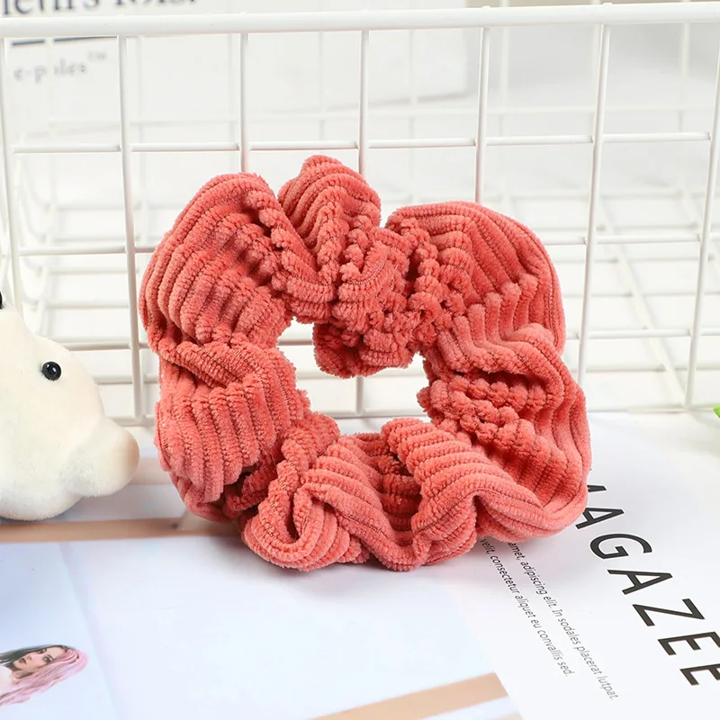 جديد المخملية توك شعر المرأة إكسسوارات الشعر مخطط Scrunchie ل بالجملة مطاطا العصابات الشعر ذيل حصان حامل Gumki تفعل Wlosow