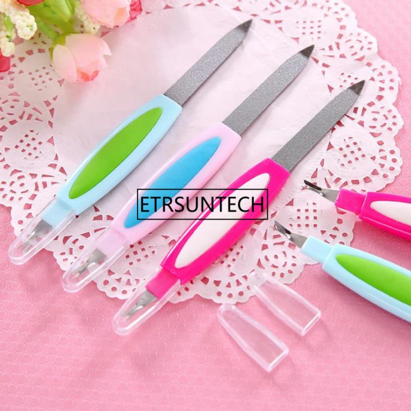 

Metal Nail File Cuticle Remover Trimmer Sanding Nail Art Buffer Polish Tool Files For Nail Art Tools F1677