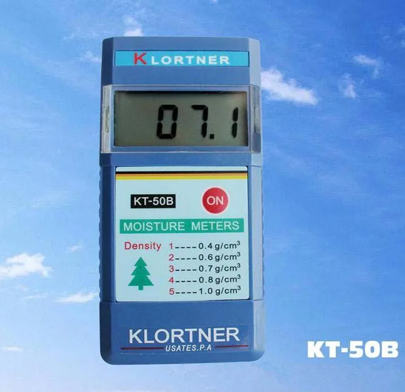 

KT50B induction type wood moisture tester KT-50B wood moisture tester timber humity meter range2~90%, 0.1% Accuracy