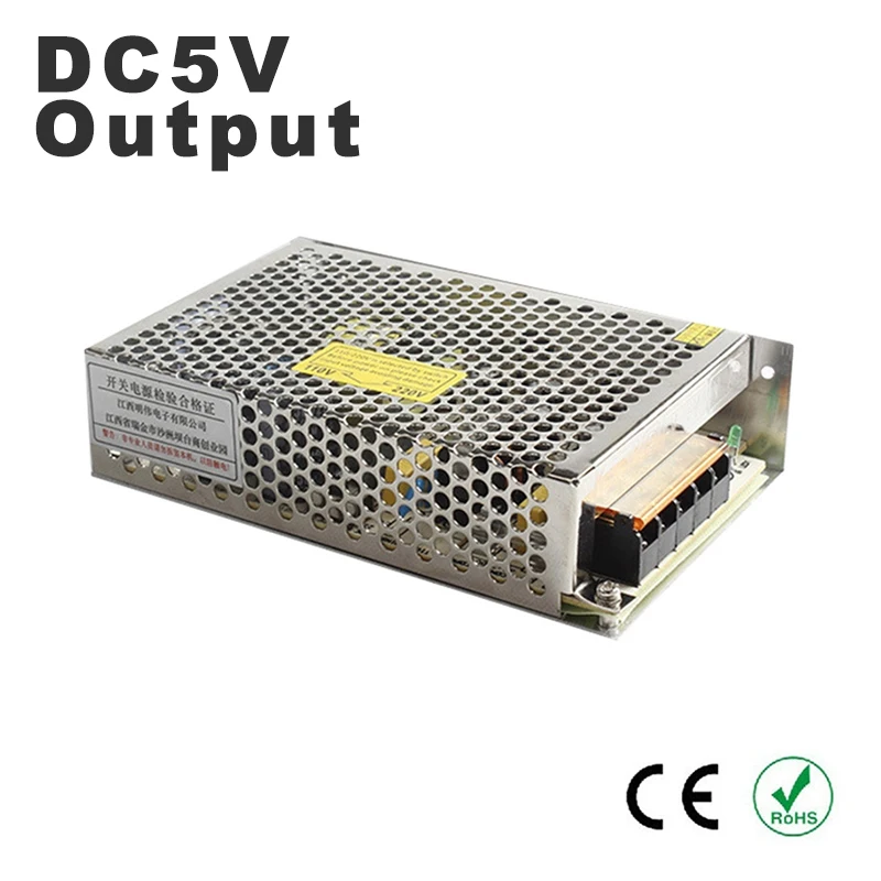 

110V 220V Input Switching Power Supply DC5V Output LED Driver Constant Voltage DC Source Lighting Transformers CE For LED Strip