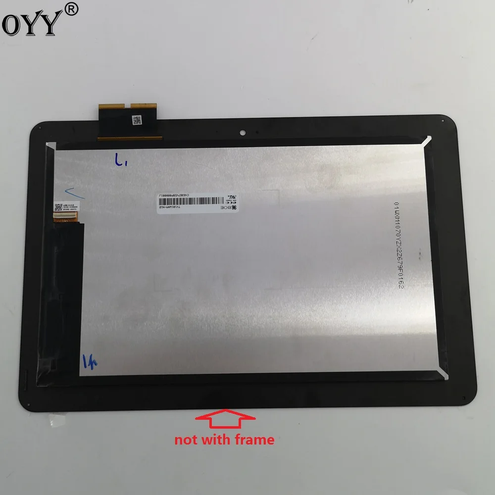 Imagem -04 - Polegada Display Lcd Painel da Tela de Toque Digitador Assembléia com Quadro para Asus Transformador Livro T101ha T101h fp St101si021bkf 10.1