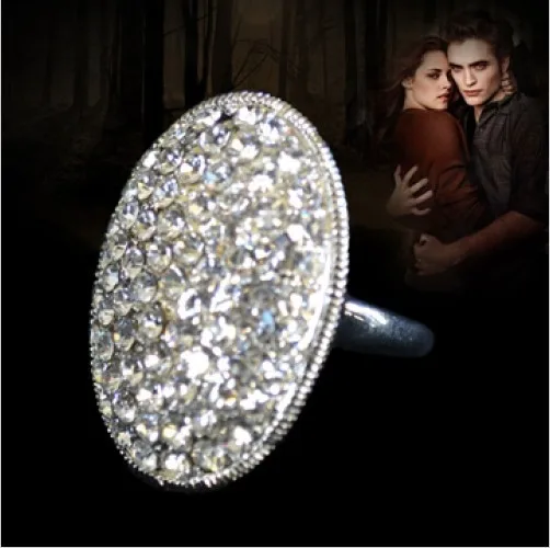 Size 6-10 Jewellery Classic Bella Engagement Twilight Crystal Wedding Lady Ring free shipping