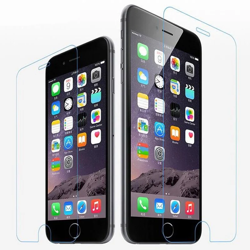 Protective Tempered Glass For iPhone 8 7 6 6S Plus X 5S 5 5C SE 4 4S 10 XR XS Max Screen Protector Film For iPhone X 7 8 6 6S