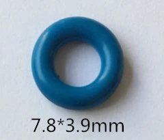 free shipping 100pieces fkm rubber oring seals 7.8*3.9mm for fuel injector repair kits /rebuild kits (AY-O2216)
