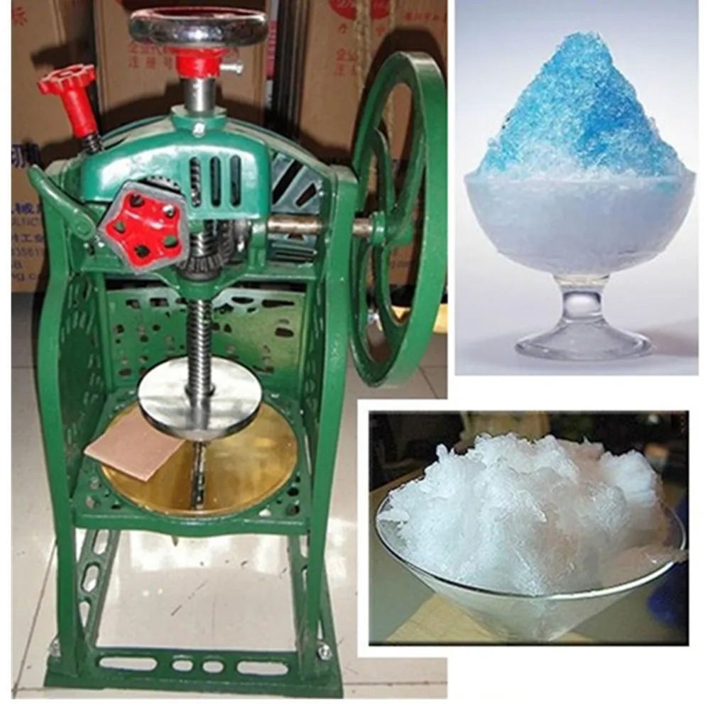 

Manual Ice Shaver Shaving Machine Crusher