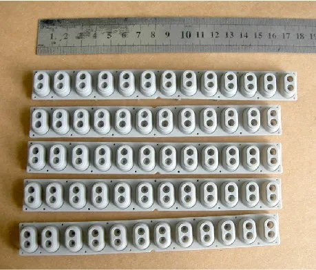 5PCS /Lot Conductive Rubber Contact Pad Button D-Pad for Casio CT-799 CTK-7300 Replacement Membrane Switches Keypads