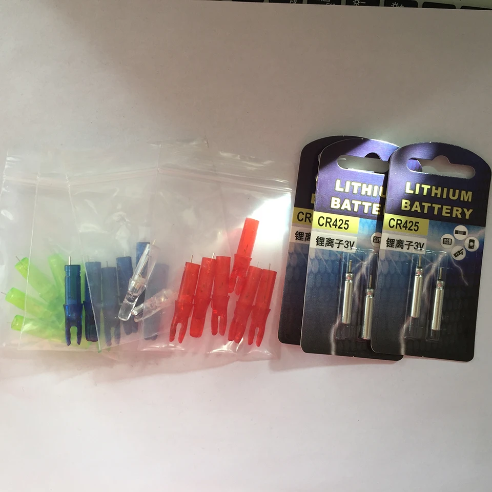 6pcs Lighted Nock LED Lighted Arrow Nock for Hunting Shooting Compound Bow Archery Accessories