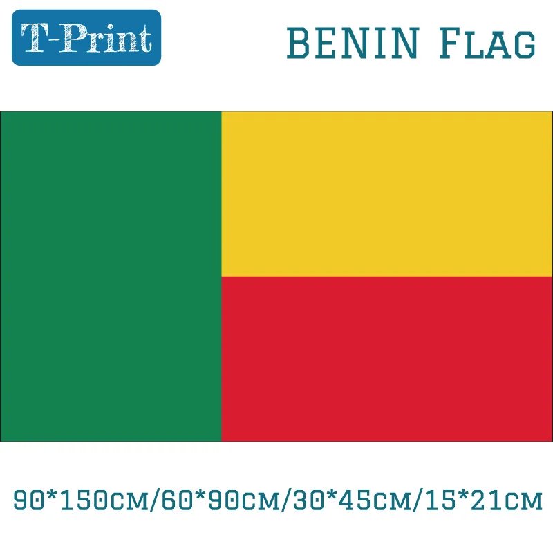 Benin National Flag 90*150cm 60*90cm 15*21cm   Car Flag 3*5 Feet Printing Polyester Flag