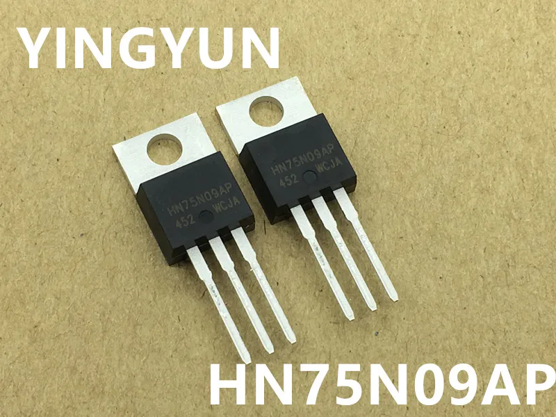 

10PCS/Lot HN75N09AP 75N09 MOSFET N-CH 90V 75A TO-220 New original