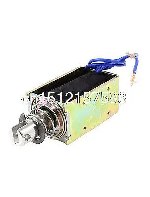 10mm Stroke 5.5Kg Force Push Pull Open Frame Solenoid Electromagnet DC 12V 0.5A