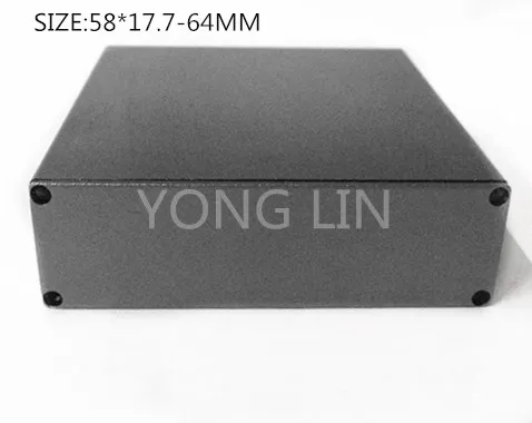 2pcs Aluminum Alloy Housing 58 * 17.7-64mm / Mobile Signal Receiver Housing / Small Shielding Enclosure