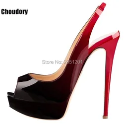 Women's High Heels Peep Toe Slingback Sandals Sexy Leopard Print Pumps Shoes Platform Thin High Heels Ladies Wedding Party Pumps