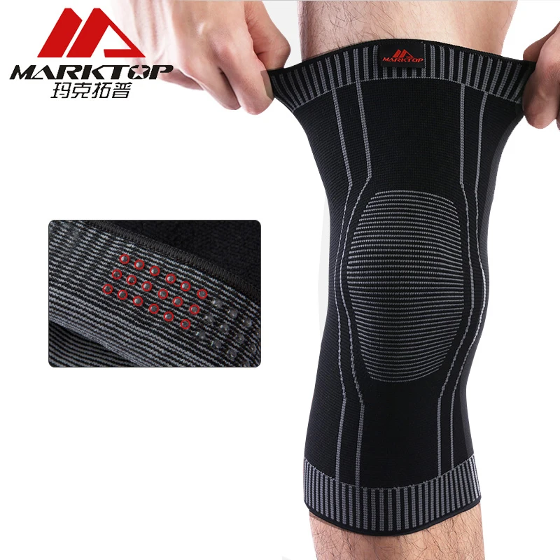 1pcs Marktop Sports Knee Pads Support Training Elastic Knee Support protect Sports Safety Running Cycling Knee Pad Sleeve