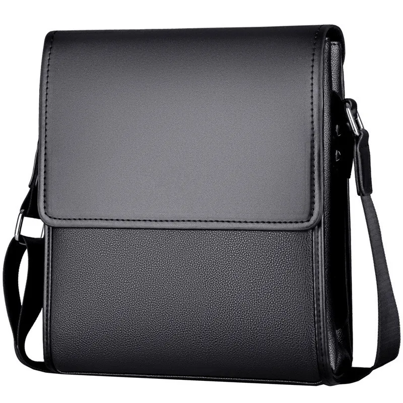 Famous Brand Men\'s Messenger Bag Fashion Crossbody Bags For Male Casual Pu Leather Shoulder Bag Handbags  sac épaule