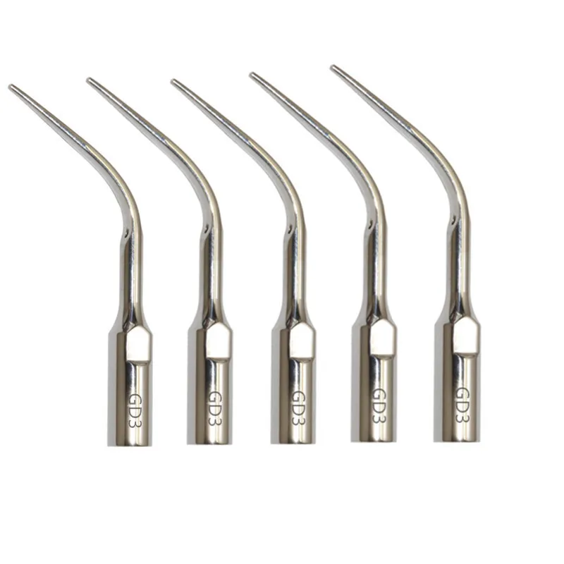 

Dental 5PCS Dental Ultrasonic Scaler Tips 5* Dental Ultrasonic Supragingival Scaling Tip fit DTE/Satelec Scaler GD3