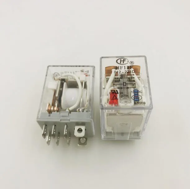 

NEW 12V relay JQX-13F-012-2Z1D HF13F JQX-13F 012-2Z1D JQX13F0122Z1D 12VDC 12V DC12V 10A 8PIN