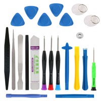 DIYFIX 22 in 1 SmartPhone Repair Tools Set for iPhone X 8 7 6S 5S 5 Disassembly Hand Tools Kit Screwdriver Set Spudger Tweezers