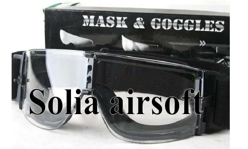 

Airsoft Painball Tactical X800 SWAT Goggles Protection Glasses 3 Lens Included