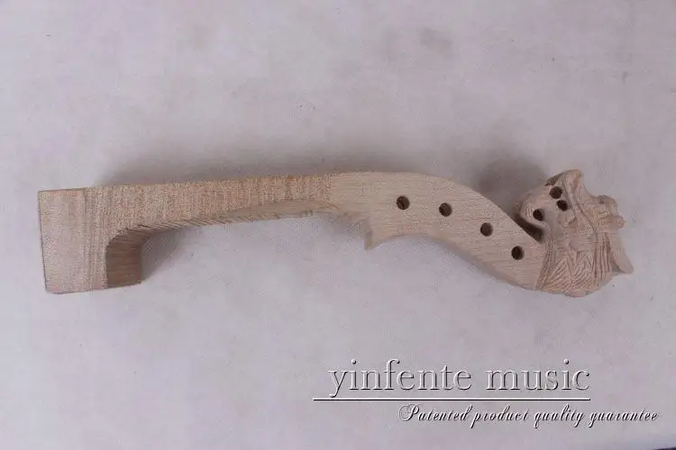 new 4/4 Violin Neck New hand carved white 1 pcs 2-8  #