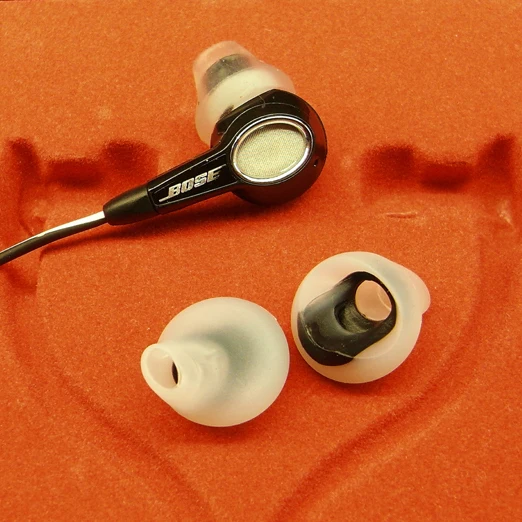 6pcs/3pairs In Ear Silicone Earphone covers Earbuds Ear pads Cups Caps Eartips Earplugs cushion for BOSE Earphones IE2 IE3 ER4P