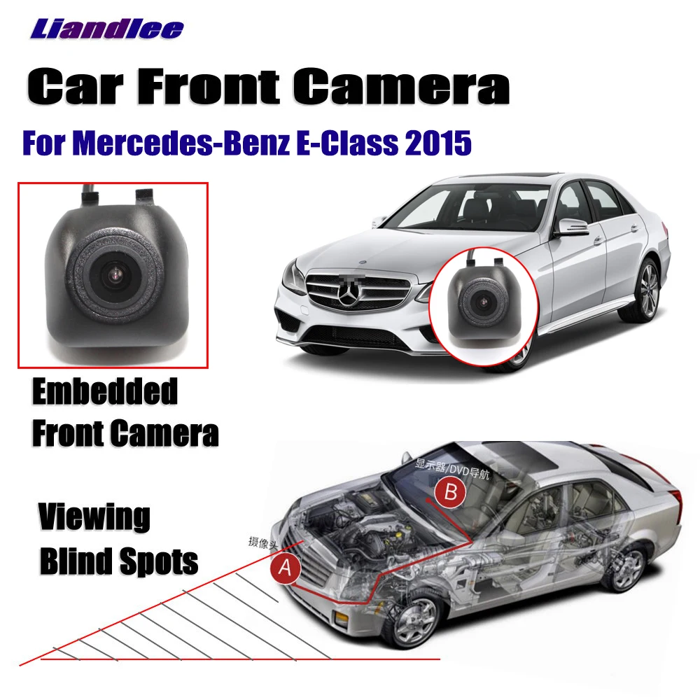 Car Front View Camera For Mercedes Benz E-Class W212 2015 Not Rear View Backup Parking CAM HD CCD Night Vision