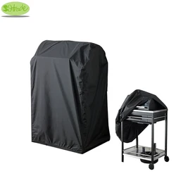 Black BBQ Cover 72x52x110H Waterproof Oxford Barbecue Grill Cover Custom made BBQ Grill Outdoor Furniture Protective Cover