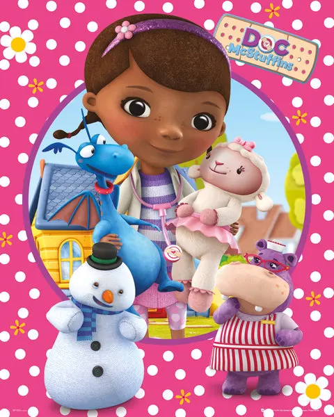 5x7FT Doc Mcstuffins Cottage Animal Pets Custom Photo Studio Backdrop Background Banner Vinyl 220cm x 150cm