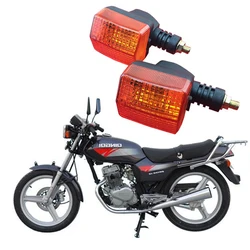 1 pair scooter indicator parts motorbike turn signal light for honda 125 CBT125 lamp amber flasher motorcycle turn signals moto