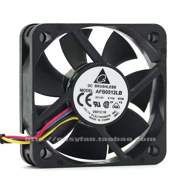 

NEW DELTA AFB0512LB 5015 12V 0.11A 5CM PWM temperature control PWM silence cooling fan