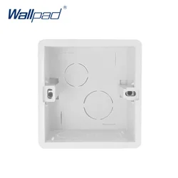 Mounting Lining Box for 86*86mm Wall Switch and Socket Wallpad Cassette Universal White Wall Back Junction Box