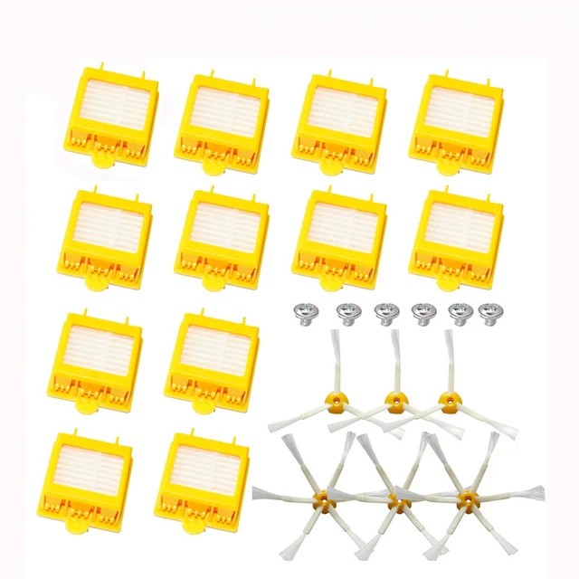 고품질 강모 브러시 유연한 비터 사이드 브러시 Hepa 필터 키트, 아이로봇 룸바 700 시리즈 770 780 790