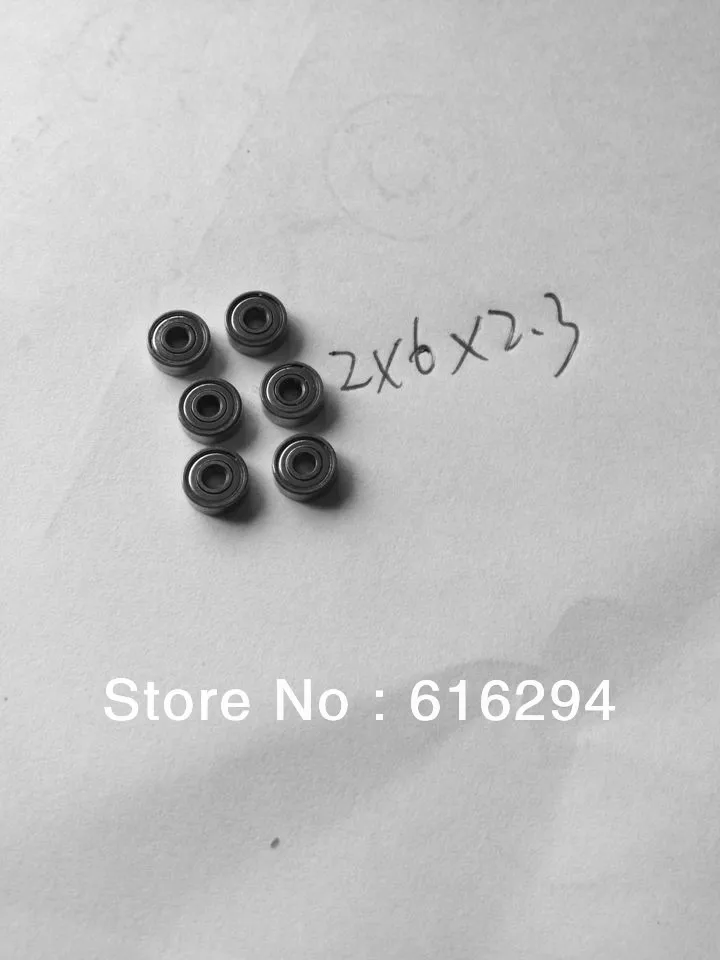 HIGH Quality  Free Shipping 10PCS 692/692ZZ(2x6x2.3MM) Miniature Ball Bearings 692zz