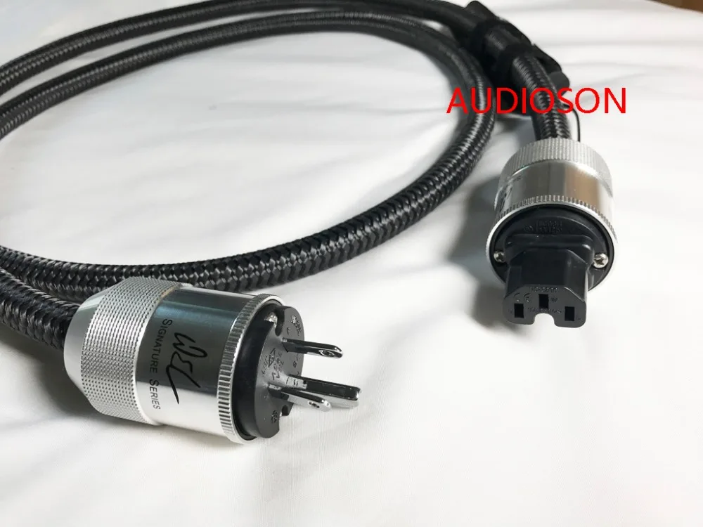 Audioson-WEL Signature Solid PSS CARBON-BASED 72V DBS HIFI US AC Audiophile Power cable