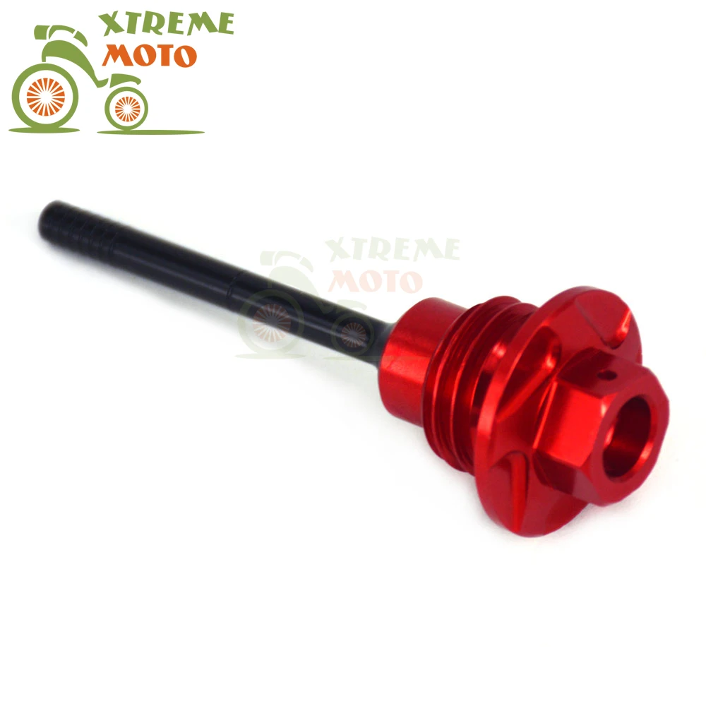 CNC Red Oil Dipstick Dip stick Engine Plugs Oil Filler Plugs For Honda CRF450R 09-16 09 10 11 12 13 14 15 16