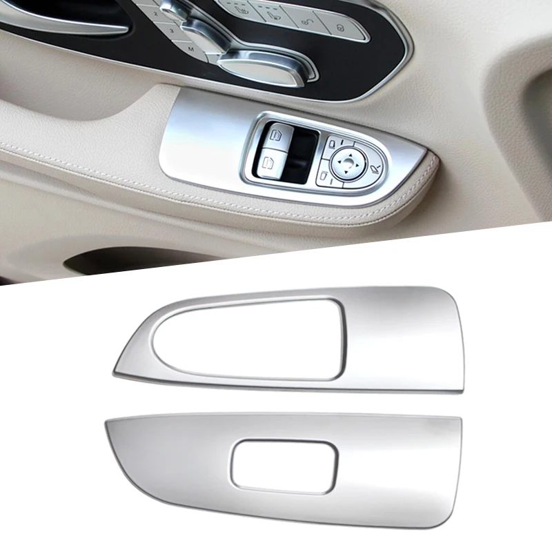 For Mercedes-Benz V Class V260 W447 2014 - 2017 Front Car Door Handle Holder Window Lift Button Switch Cover Trim High Quality