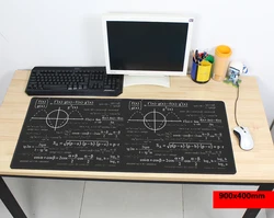 1200x500mm large Mouse Pad for Gaming Player desk laptop Rubber Mouse Mat mousepad Geometric formula & Blackboard pc padmouse