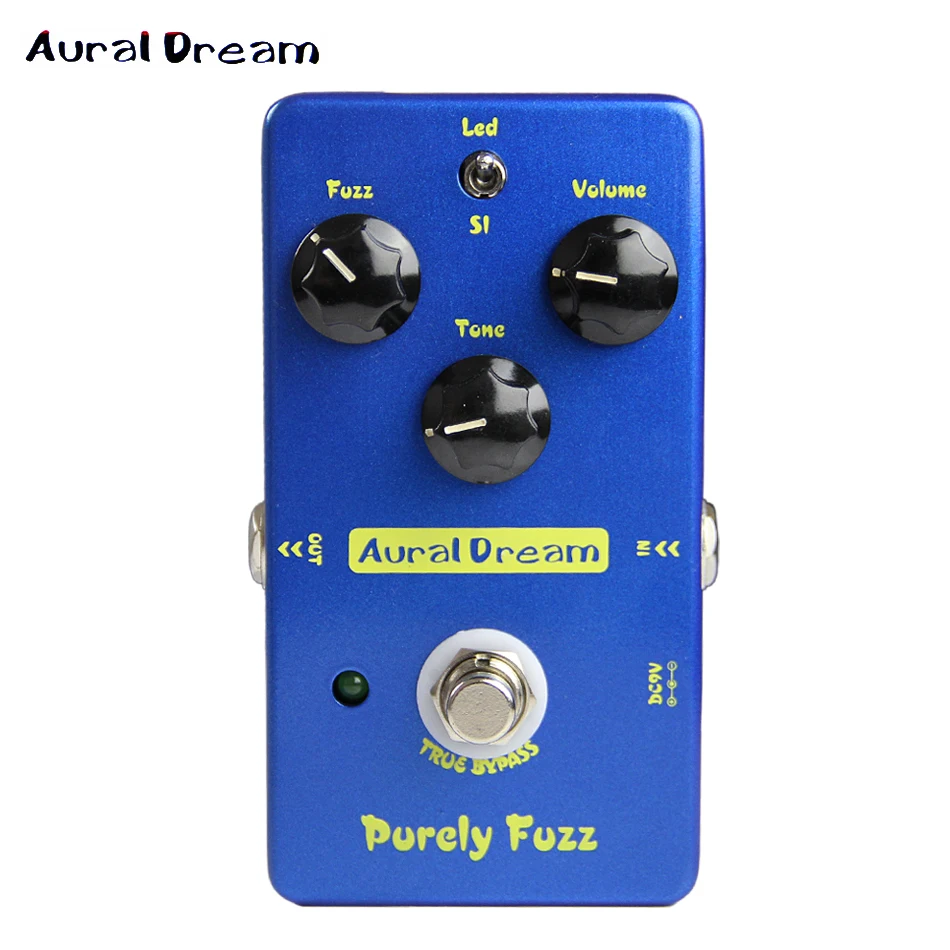 Aural Dream Purely fuzz Electric guitar effects Pedal copy Mad Professor Fire Red Fuzz True Bypass