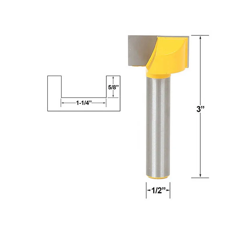 1/2 inch knife handle, table milling at the end of woodworking knife cutter