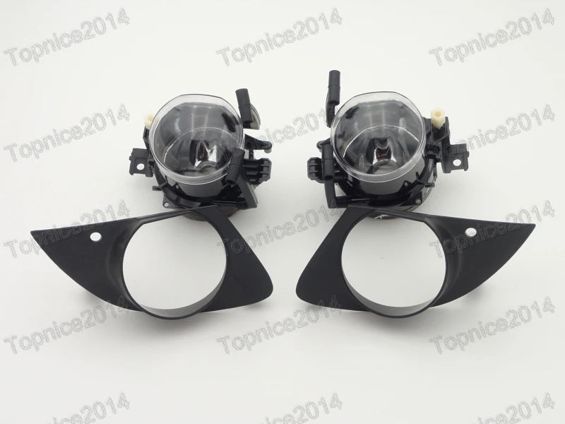 

1 Set Left +Right Side Bumper Fog Lights with Bezel covers Kits For BMW 7Series E66 2005-2008