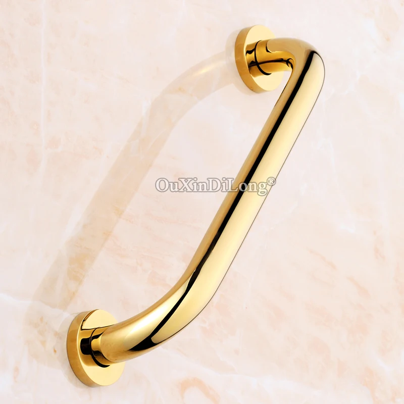 Brand New 1PCS European Full Copper Bathroom Tub Toilet Handrail Grab Bar Shower Safety Support Handle Towel Rack