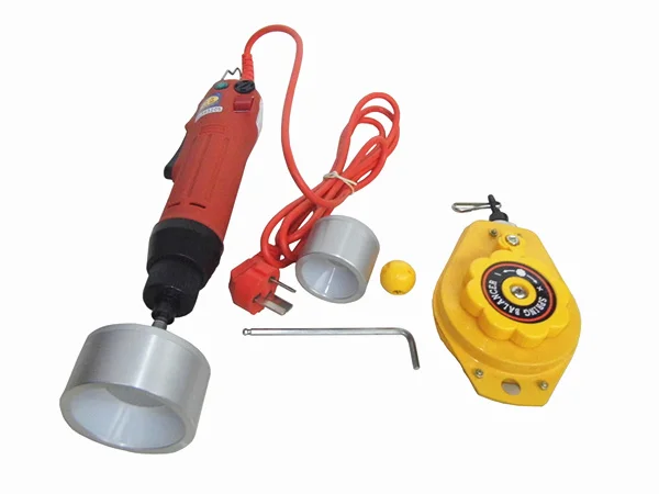 Máquina elétrica de tampagem, máquina de travamento de tampa de garrafa de plástico para tampa de diâmetro 10-50mm, frete grátis