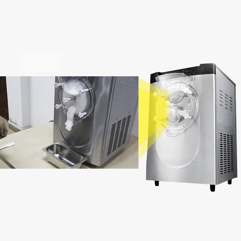 BQ22T Elettrico per Uso Professionale Macchina Per il Ghiaccio Duro, Ice Cream maker, macchina per il gelato Verticale ice cream maker 20-24L/H 110v