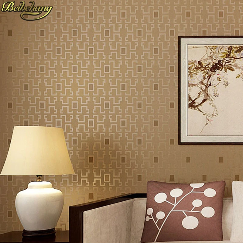 

beibehang papel de parede infantil Chinese square lattice wallpaper for walls 3 d living room study background wall paper roll