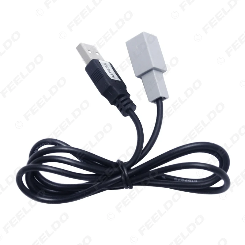 FEELDO 1Pc Car Audio Radio Input Parts Female USB Cable Adapter For LEXUS Toyota Camry#5106