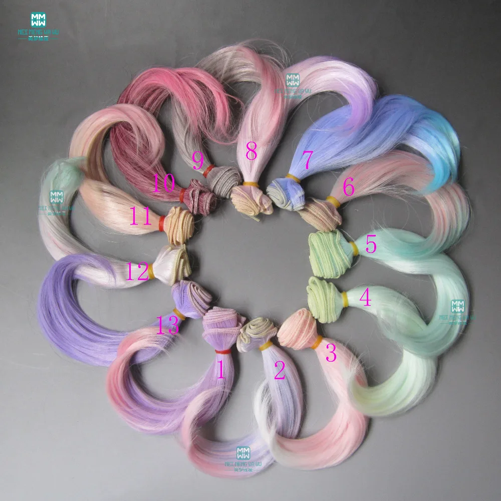 15cm*100CM Doll accessories hair for dolls 1/3 1/4 1/6 BJD/SD DIY doll wig