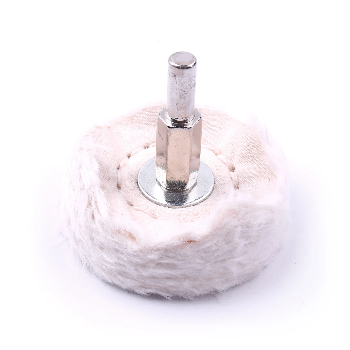 1 個 50 ミリメートル 1/4 "マンドレルシャンクソフトモスリンバフ研磨モップホイール